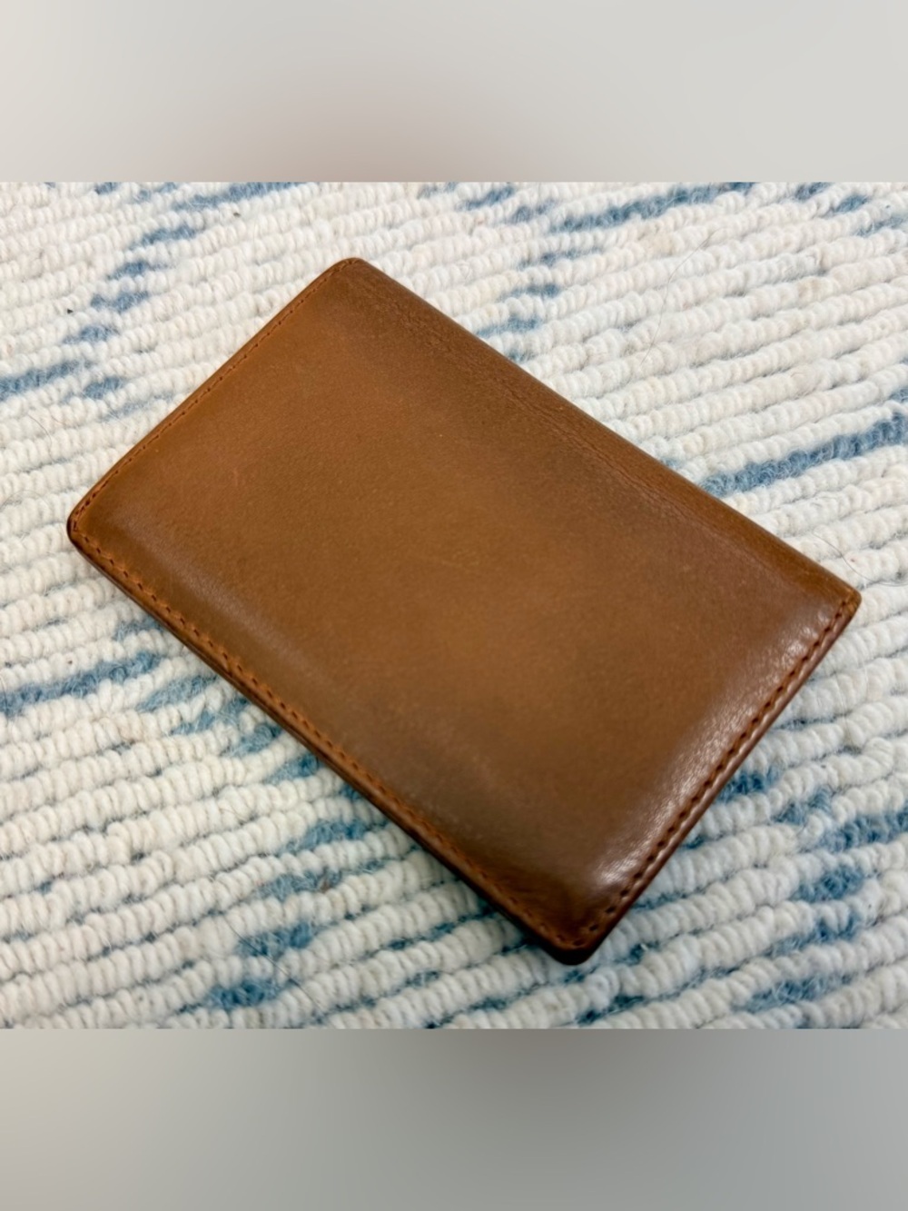 DIOR Vintage Y2K Rare Unisex Brown Leather Classic CD Logo Card Holder Wallet - Picture 8 of 16